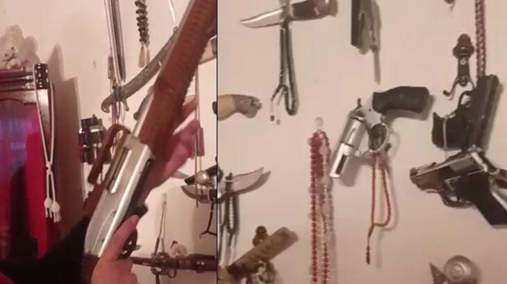 Şaşkına çeviren baskın! Evden cephanelik çıktı