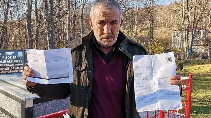 Şehit babasına yanlışlıkla ‘yakalama’ kararı
