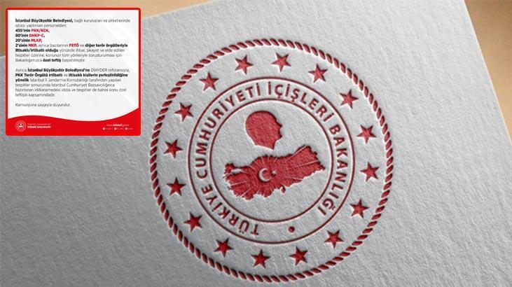 Son dakika! İçişleri Bakanlığı’ndan İBB’de işe alınanlarla ilgili açıklama: Özel teftiş başlatıldı
