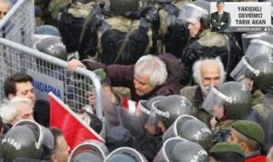 Tarık Akan, zulüm bekçilerine sinemadan, sokaktan, bariyerlerin ardından haykırdı: Utanın!