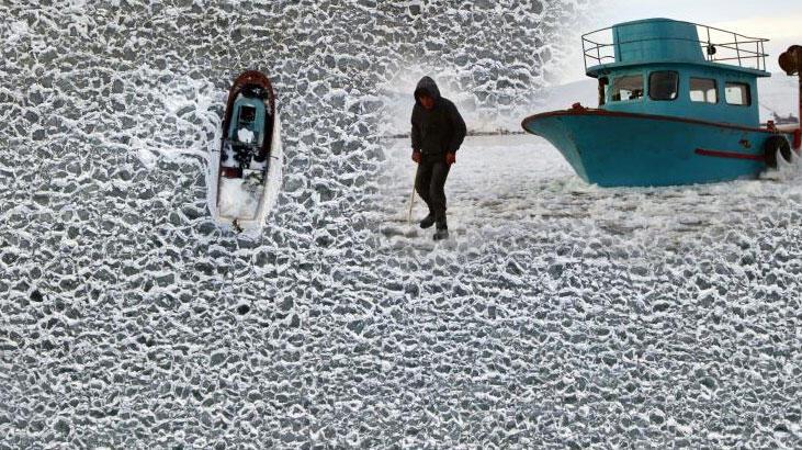 40 kilometrekarelik göl dondu!