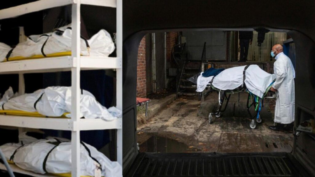 ABD bu skandalı konuşuyor! Kovid-19 cesetleri çürümeye bırakıldı