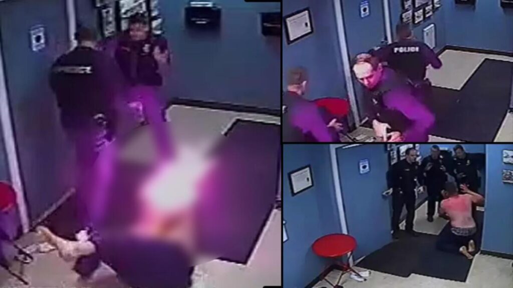 ABD’de şoke eden görüntüler… Polis şok tabancası ile ateş etti, alevler içinde kaldı!