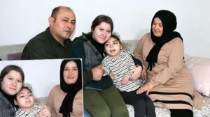 Annesi ölen, engelli Suna’yı 4’üncü çocukları olarak sahiplendiler