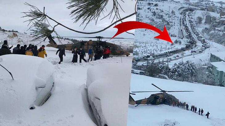 Arnavutköy Devlet Hastanesi’nden askeri helikopterle hasta sevk edildi