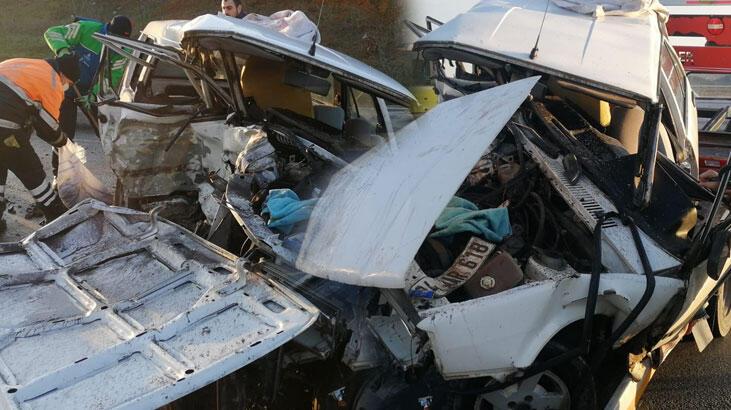 Arnavutköy’de feci kaza! Hurdaya dönen otomobilde öldü