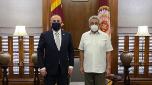 Bakan Çavuşoğlu, Sri Lanka Cumhurbaşkanı Rajapaksa ile görüştü