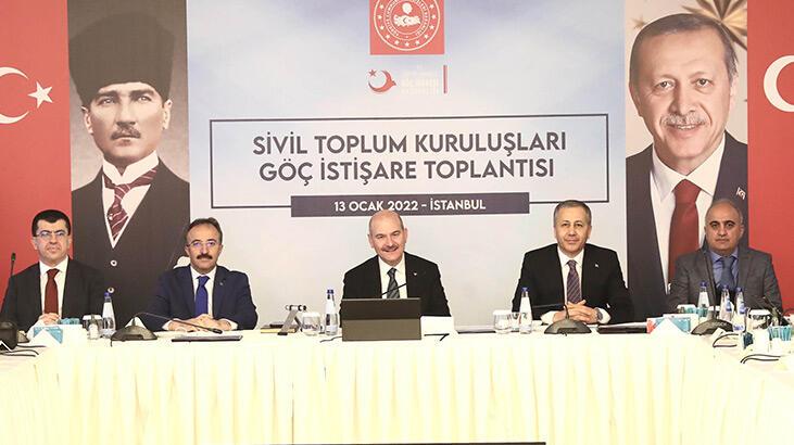 Bakan Soylu Sarıyer’de STK temsilcileriyle görüştü