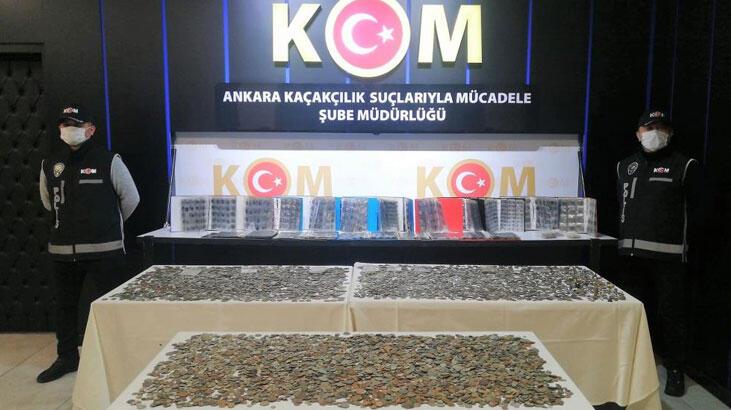 Başkent’te dev tarihi eser operasyonu