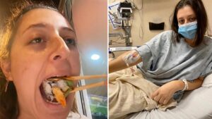 Bir oturuşta 32 suşi yedi, kendini hastanede buldu!