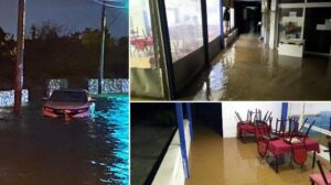 Bodrum’u sağanak ve dolu vurdu; ev ve iş yerlerini su bastı