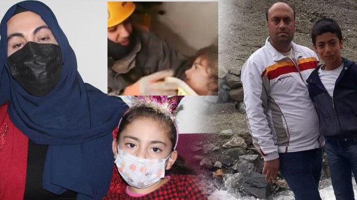 Depremde eşini ve oğlunu kaybetti! 28 saat sonra kızı ile enkazdan sağ çıktı