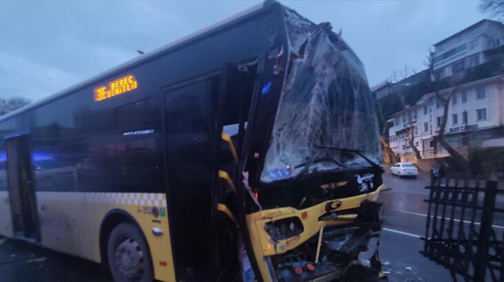 Fatih’te İETT otobüsleri çarpıştı