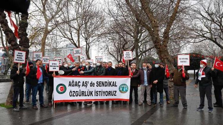 İBB önünde protesto