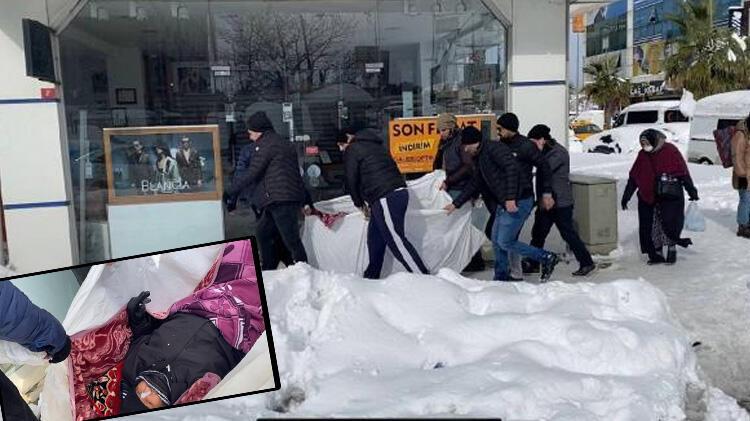 İstanbul’da beyaz esaret! 5 kilometre battaniyeye sarılı taşındı