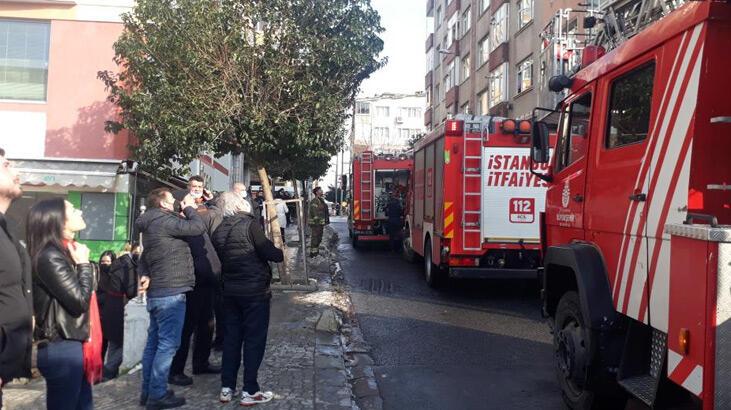 Küçükçekmece’de yangın paniği: 6 kişi binada mahsur kaldı