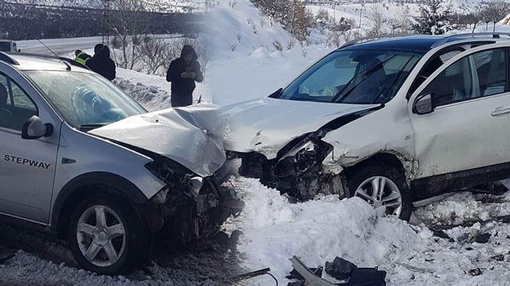 Malatya’da otomobiller çarpıştı! 4’ü çocuk 9 kişi yaralandı
