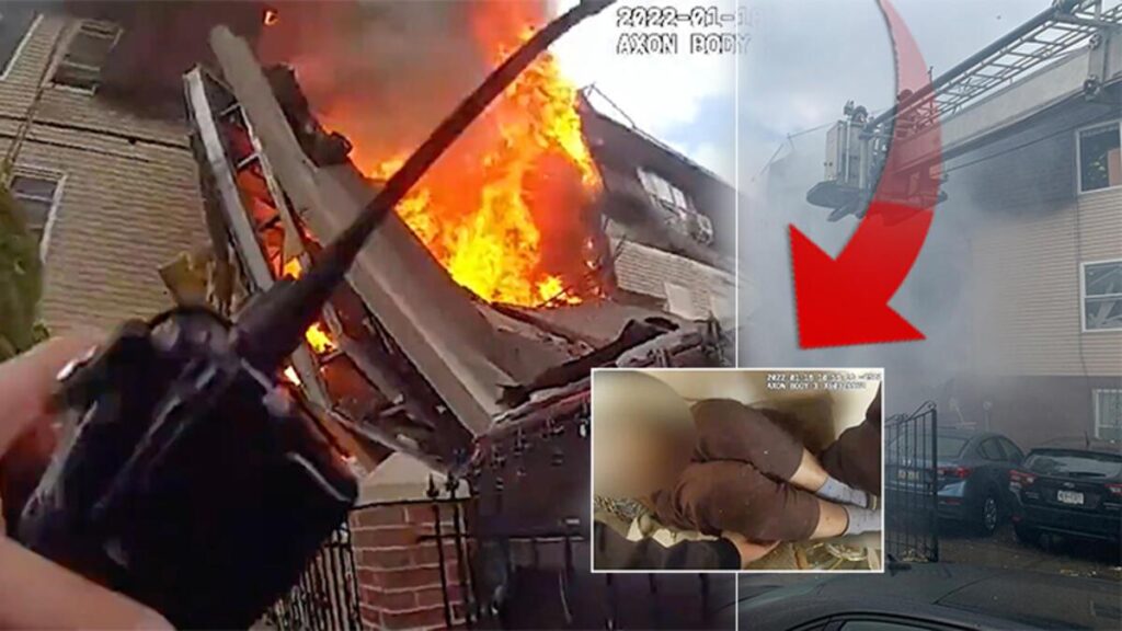 New York’ta apartman dairesinde patlama… Film gibi operasyon kamerada