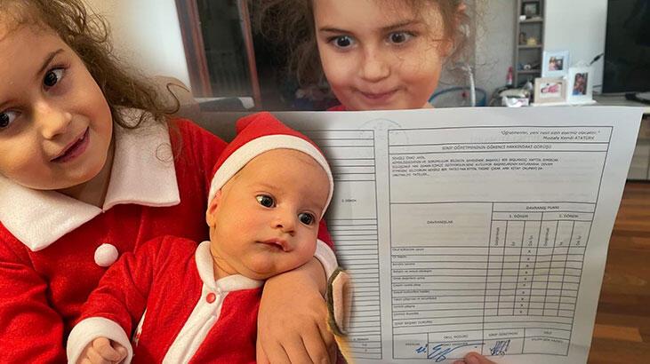 Öykü Arin’in ilk karne heyecanı!