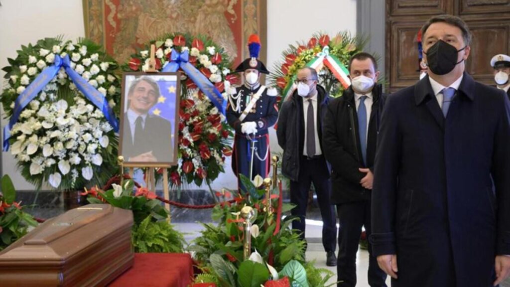 Sassoli için Roma’da tören düzenlendi…