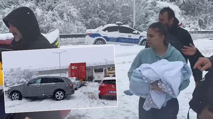 Son dakika… 30 aracın karıştığı zincirleme kaza!