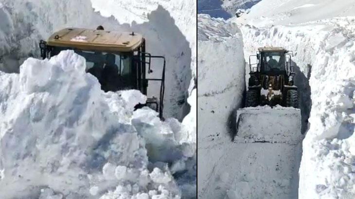 Van’da mezra yolu 2’nci çığla yeniden kapandı