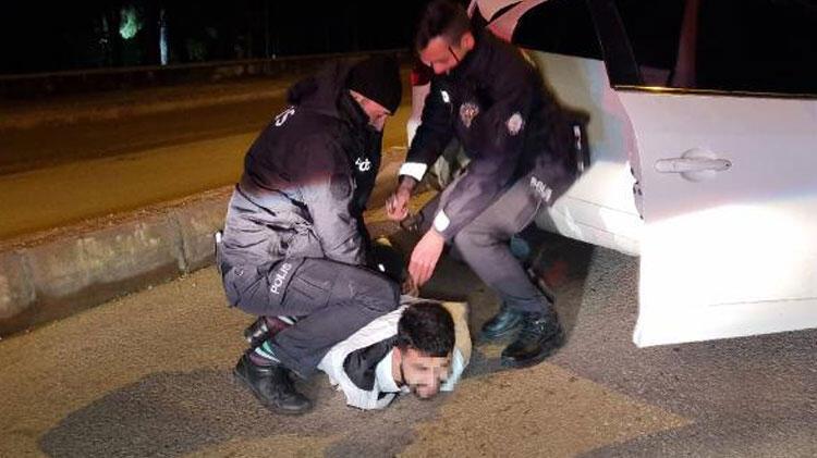 Yer: Adana! 15 kilometre kaçtı, takip sonucu yakalandı
