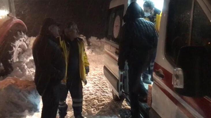 Yol kardan kapandı! 2 aylık bebek için seferber oldular