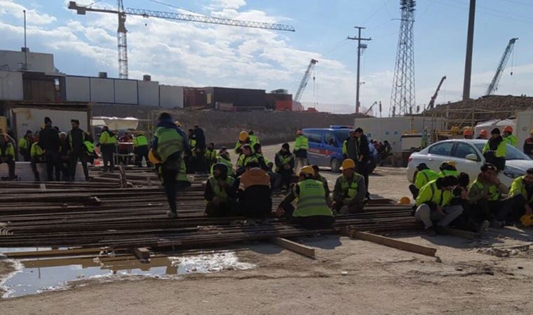 Akkuyu’da 250 işçi iş bıraktı: ‘4 aydır maaşlarımızı alamıyoruz’