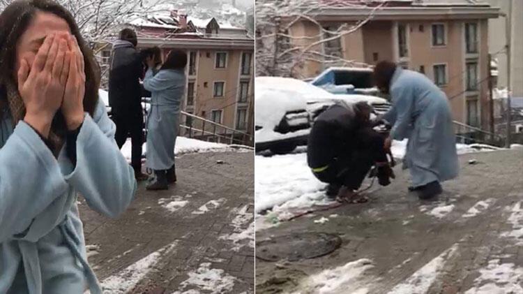 Gözyaşları tutamadı! Beşiktaş’ta elektrik akımına kapılan köpek öldü
