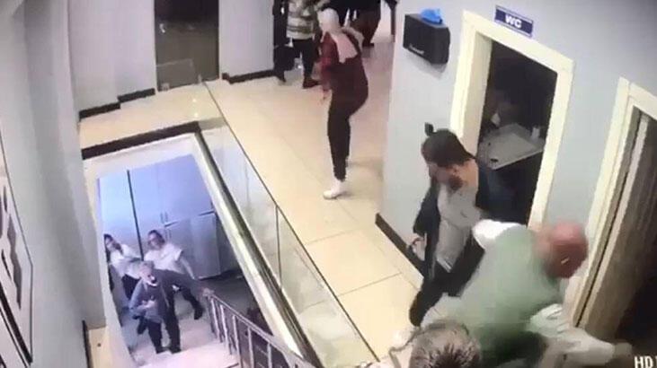 Şişli’de dehşet anları! İş yerini basan grup baba ve oğluna saldırdı