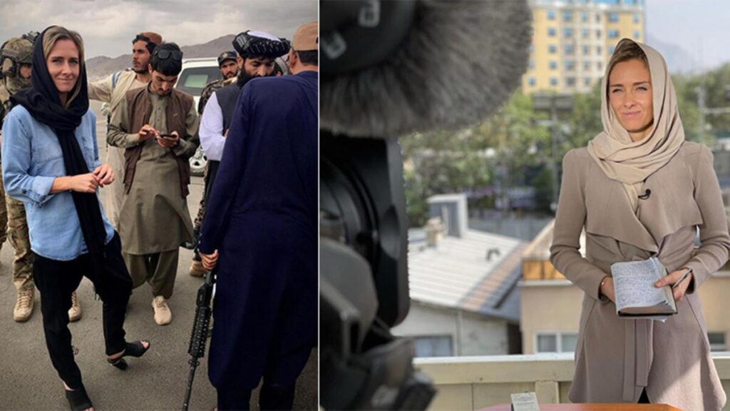 Yeni Zelandalı hamile gazeteci evine dönemeyince Taliban’a sığındı!