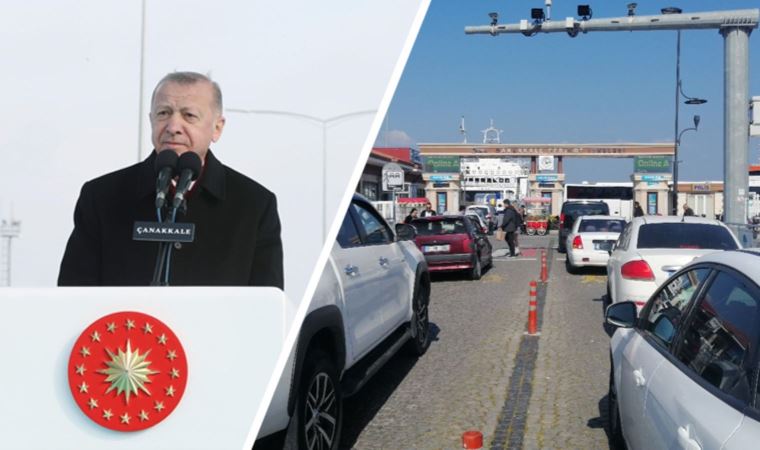 1915 Çanakkale Köprüsü’nde ‘200 liracık’ tarifesine geçildi: Yurttaşlar ‘feribot’ kuyrukları oluşturdu