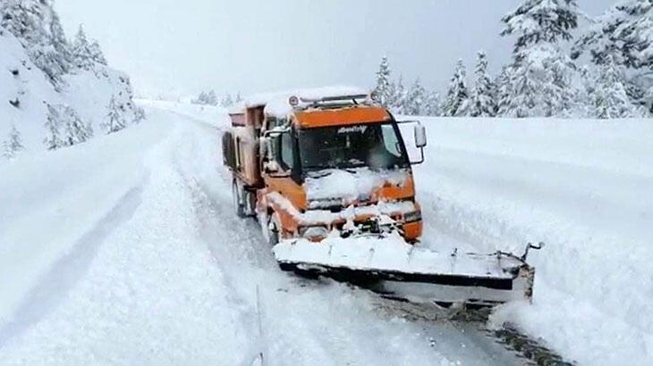 Antalya-Konya yolu araç trafiğine kapatıldı