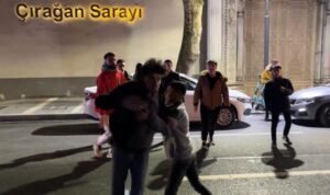 Beşiktaş’ta kaza yapan sürücü önce ağladı sonra kavga etti