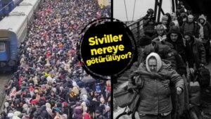 Binlerce Ukraynalı umutla trenlere koştu… Ancak yol onları Rusya’ya sürükledi!