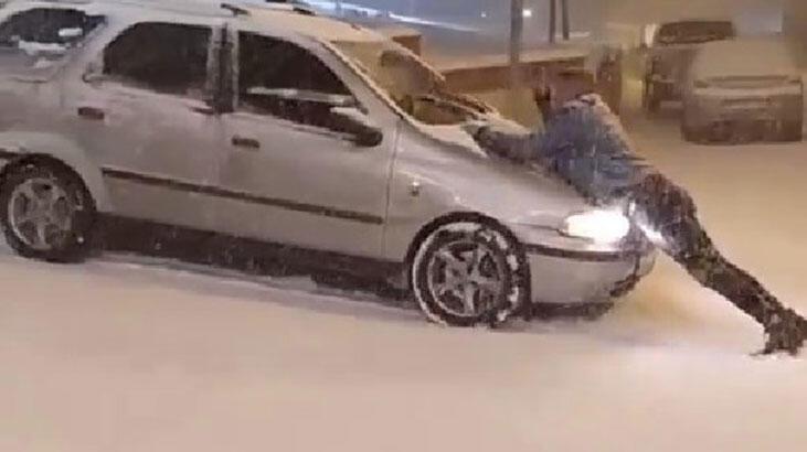 Bursa’da kar yağışı nedeniyle 78 mahalle yolu ulaşıma kapandı