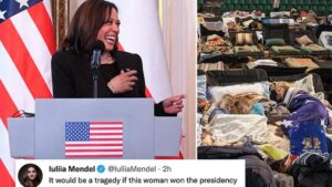 Dünya bu kahkahayla çalkalandı… Tepki yağıyor: ‘Kamala Harris’in’ başkan olması bir trajedi olur!