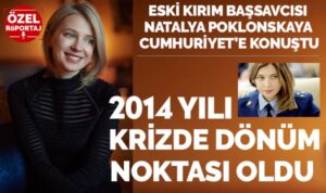 Eski Kırım Başsavcısı Natalya Poklonskaya’den Cumhuriyet’e özel değerlendirme: “En büyük beklentim Ukrayna ile kalıcı ve sağlam bir barışın tesisi”