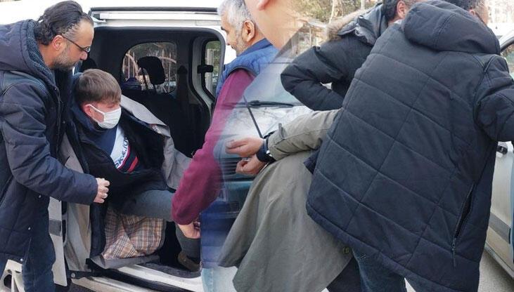 Gasp ettiği otomobille çarptığı aracı içerisindeki çocukla birlikte kaçırdı