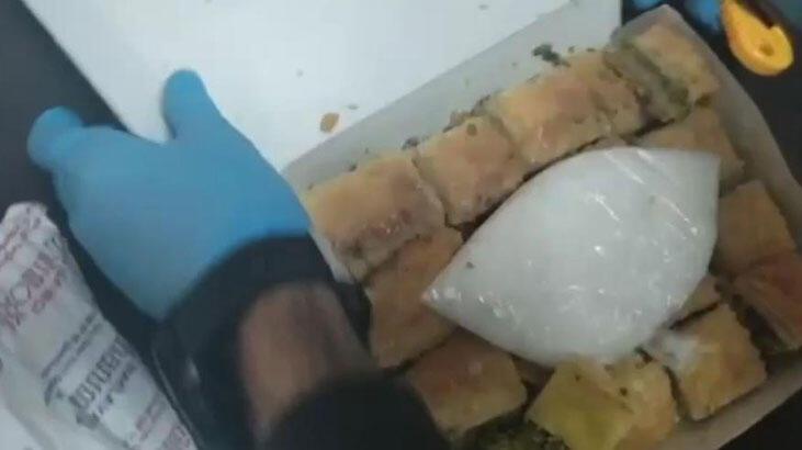 Güvercin kutusu ve baklava paketinden uyuşturucu çıktı