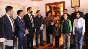 İstiklal Marşı’nı Mehmet Akif Ersoy Evi ve Müzesi’nde okudular