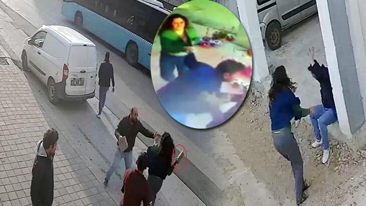 Karı-kocanın kıskançlık kavgası! Kocasına kaldırım taşı ve sandalye fırlattı