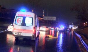 Köprüden atlayan kişinin üzerinden 5 araç geçti, hayatını kaybetti