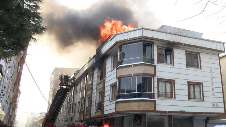 Küçükçekmece’de korkutan yangın! 5 kişi dumandan etkilendi