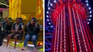 Lunaparkta büyük facia! Metrelerce yükseklikten yere çakıldı…