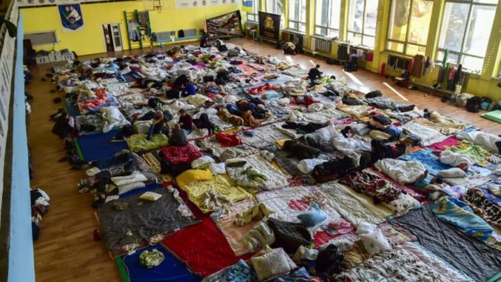 Lviv Veterinerlik Fakültesi yüzlerce sivile ev sahipliği yapıyor