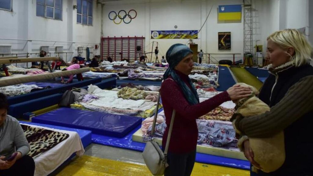 Lviv’de spor salonları sığınma merkezine dönüştü