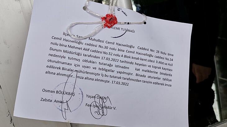 Ordu’da heyelan paniği! Evine gelen bu yazıyla karşılaştı