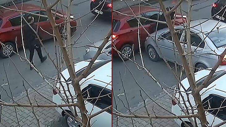Otomobilini park ederken vites karıştıran sürücü yayaya çarptı